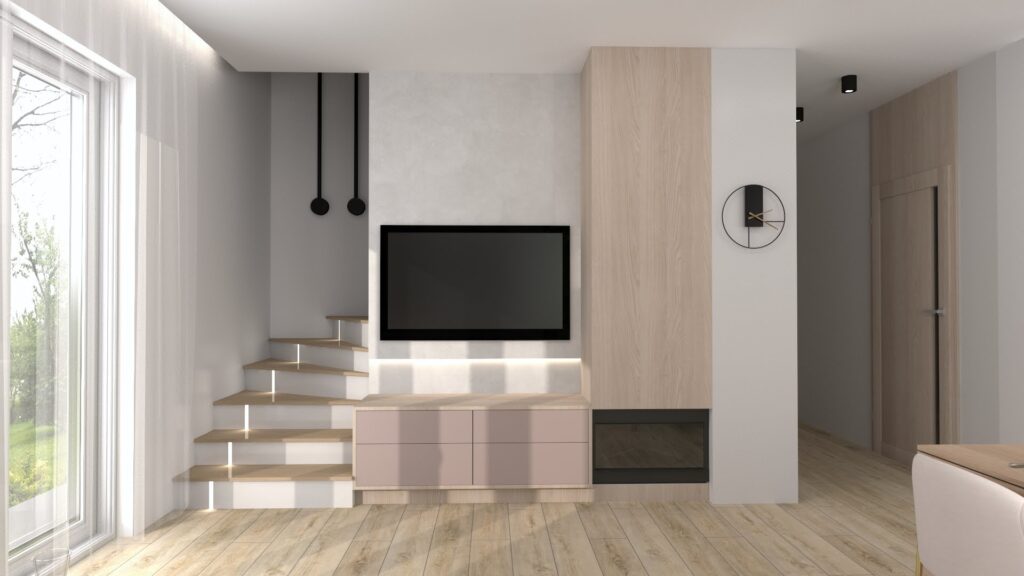 wnętrze domu - salon