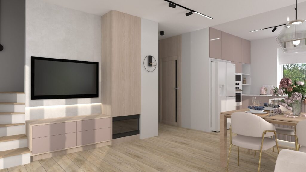 wnętrze domu - salon