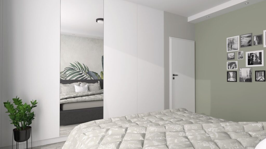 wnętrze domu - sypialnia
