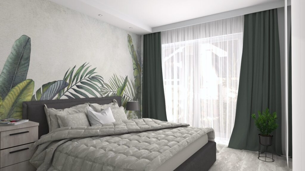 wnętrze domu - sypialnia